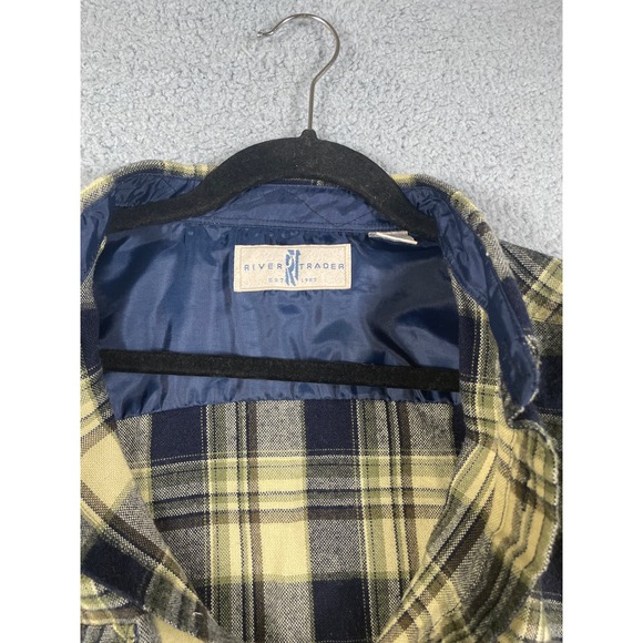 Vintage River Trade Men's Flannel Long Sleeve Shirt Size L - Picture 7 of 11